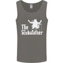 The Scuba Father Day Funny Diving Diver Mens Vest Tank Top Charcoal