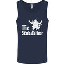 The Scuba Father Day Funny Diving Diver Mens Vest Tank Top Navy Blue