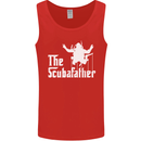 The Scuba Father Day Funny Diving Diver Mens Vest Tank Top Red