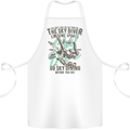 The Skydiver Extreme Sports Skydiving Cotton Apron 100% Organic White
