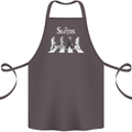 The Sloths Funny Music Parody Cotton Apron 100% Organic Dark Grey