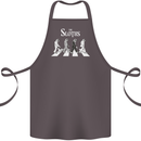 The Sloths Funny Music Parody Cotton Apron 100% Organic Dark Grey