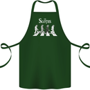 The Sloths Funny Music Parody Cotton Apron 100% Organic Forest Green