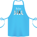 The Sloths Funny Music Parody Cotton Apron 100% Organic Turquoise