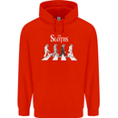 The Sloths Funny Music Parody Mens 80% Cotton Hoodie Bright Red