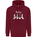 The Sloths Funny Music Parody Mens 80% Cotton Hoodie Maroon