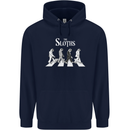 The Sloths Funny Music Parody Mens 80% Cotton Hoodie Navy Blue