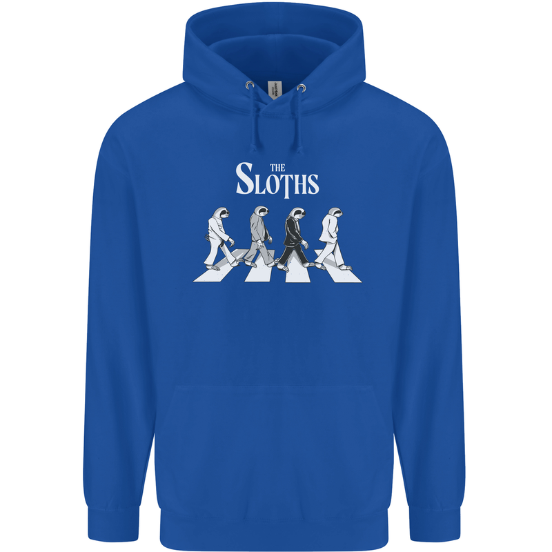 The Sloths Funny Music Parody Mens 80% Cotton Hoodie Royal Blue