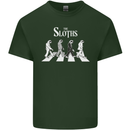 The Sloths Funny Music Parody Mens Cotton T-Shirt Tee Top Forest Green