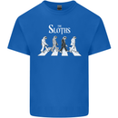 The Sloths Funny Music Parody Mens Cotton T-Shirt Tee Top Royal Blue