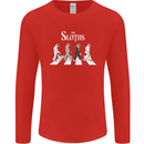 The Sloths Funny Music Parody Mens Long Sleeve T-Shirt Red