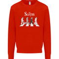 The Sloths Funny Music Parody Mens Sweatshirt Jumper Bright Red