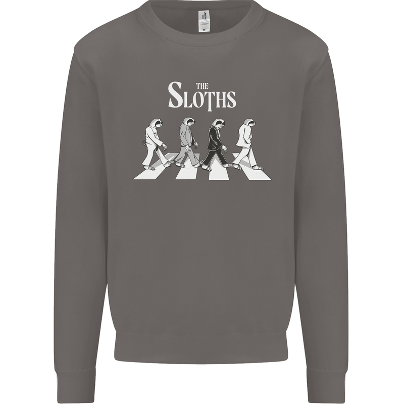 The Sloths Funny Music Parody Mens Sweatshirt Jumper Charcoal