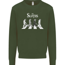 The Sloths Funny Music Parody Mens Sweatshirt Jumper Forest Green