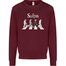 The Sloths Funny Music Parody Mens Sweatshirt Jumper Maroon