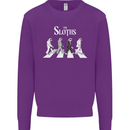 The Sloths Funny Music Parody Mens Sweatshirt Jumper Purple