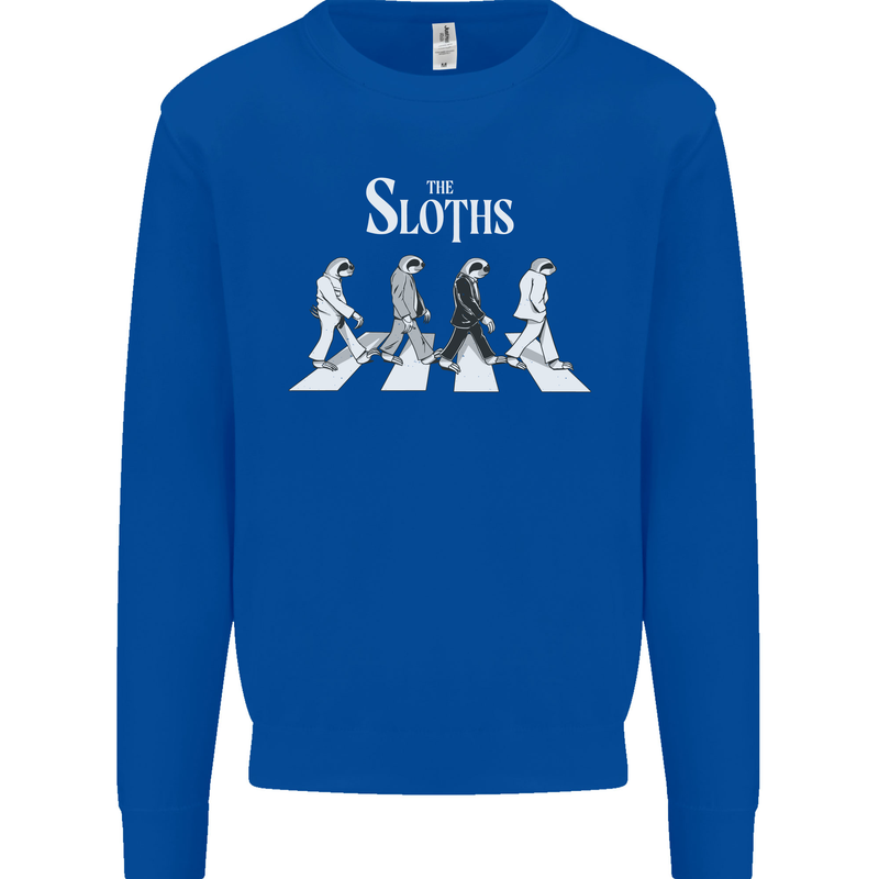 The Sloths Funny Music Parody Mens Sweatshirt Jumper Royal Blue