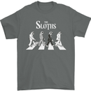 The Sloths Funny Music Parody Mens T-Shirt 100% Cotton Charcoal