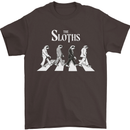 The Sloths Funny Music Parody Mens T-Shirt 100% Cotton Dark Chocolate