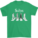 The Sloths Funny Music Parody Mens T-Shirt 100% Cotton Irish Green