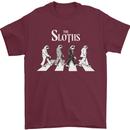 The Sloths Funny Music Parody Mens T-Shirt 100% Cotton Maroon