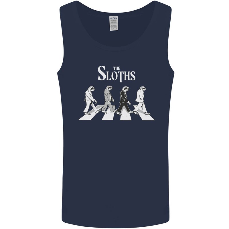 The Sloths Funny Music Parody Mens Vest Tank Top Navy Blue