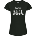 The Sloths Funny Music Parody Womens Petite Cut T-Shirt Black