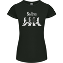 The Sloths Funny Music Parody Womens Petite Cut T-Shirt Black