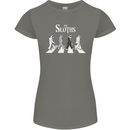 The Sloths Funny Music Parody Womens Petite Cut T-Shirt Charcoal