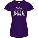 The Sloths Funny Music Parody Womens Petite Cut T-Shirt Purple