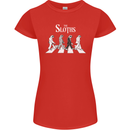 The Sloths Funny Music Parody Womens Petite Cut T-Shirt Red