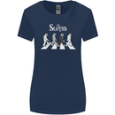 The Sloths Funny Music Parody Womens Wider Cut T-Shirt Navy Blue