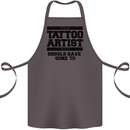 The Tattoo Artist You Should Have Gone to Cotton Apron 100% Organic Dark Grey