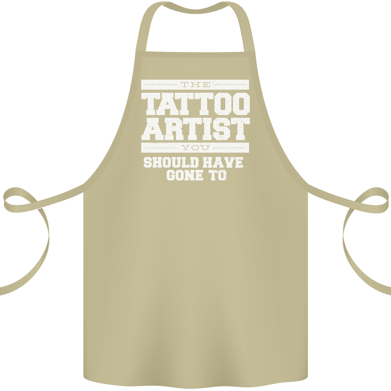 The Tattoo Artist You Should Have Gone to Cotton Apron 100% Organic Khaki