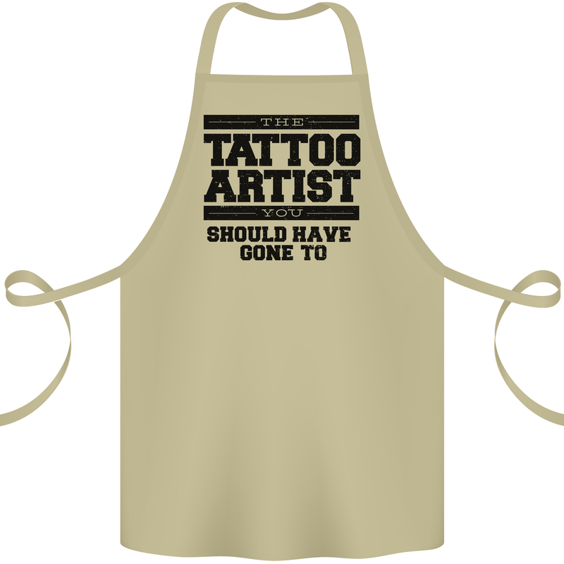 The Tattoo Artist You Should Have Gone to Cotton Apron 100% Organic Khaki