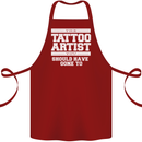 The Tattoo Artist You Should Have Gone to Cotton Apron 100% Organic Maroon