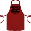 The Tattoo Artist You Should Have Gone to Cotton Apron 100% Organic Maroon