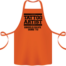 The Tattoo Artist You Should Have Gone to Cotton Apron 100% Organic Orange