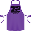 The Tattoo Artist You Should Have Gone to Cotton Apron 100% Organic Purple