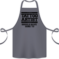 The Tattoo Artist You Should Have Gone to Cotton Apron 100% Organic Steel