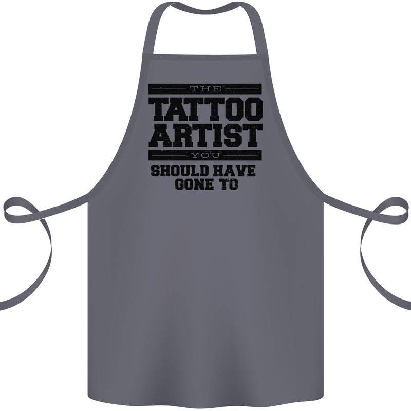 The Tattoo Artist You Should Have Gone to Cotton Apron 100% Organic Steel