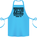 The Tattoo Artist You Should Have Gone to Cotton Apron 100% Organic Turquoise