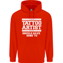 The Tattoo Artist You Should Have Gone to Mens 80% Cotton Hoodie Bright Red