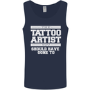 The Tattoo Artist You Should Have Gone to Mens Vest Tank Top Navy Blue