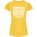 The Tattoo Artist You Should Have Gone to Womens Petite Cut T-Shirt Yellow