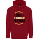 The Time or Crayons Funny Sarcastic Slogan Childrens Kids Hoodie Red