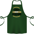 The Time or Crayons Funny Sarcastic Slogan Cotton Apron 100% Organic Forest Green