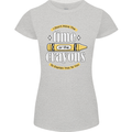 The Time or Crayons Funny Sarcastic Slogan Womens Petite Cut T-Shirt Sports Grey