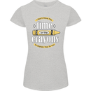 The Time or Crayons Funny Sarcastic Slogan Womens Petite Cut T-Shirt Sports Grey