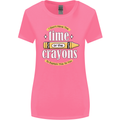 The Time or Crayons Funny Sarcastic Slogan Womens Wider Cut T-Shirt Azalea